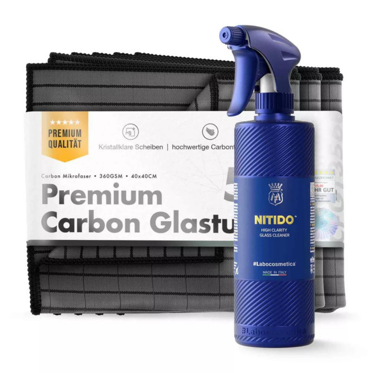Labocosmetica Glasreiniger Carbon Set