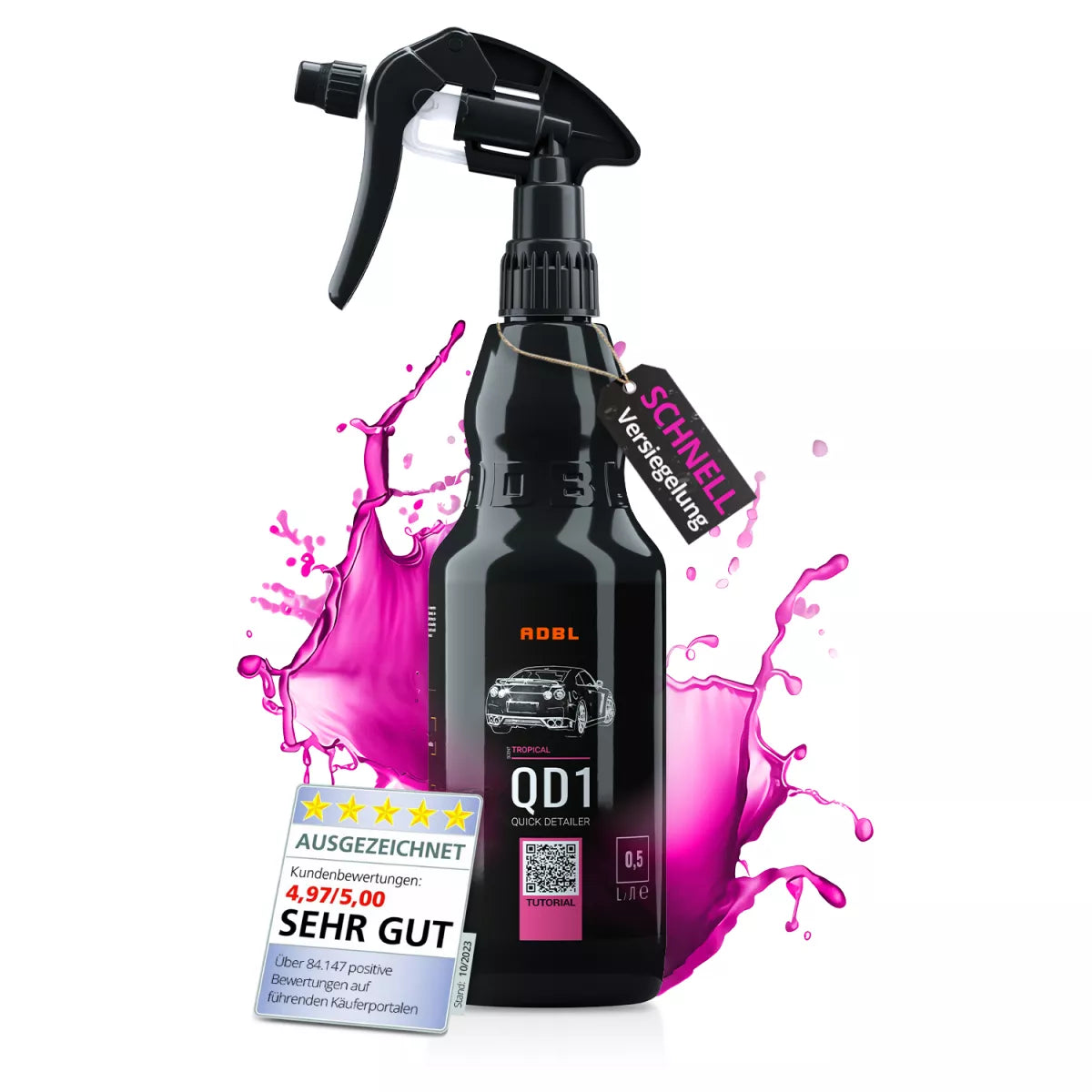 ADBL QD1 Flasche mit hochkonzentrierter Quick Detailer Formel