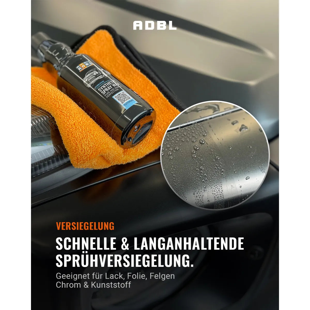 ADBL Synthetic Spray Wax Sprühwachs mit Canyon Trigger 1L
