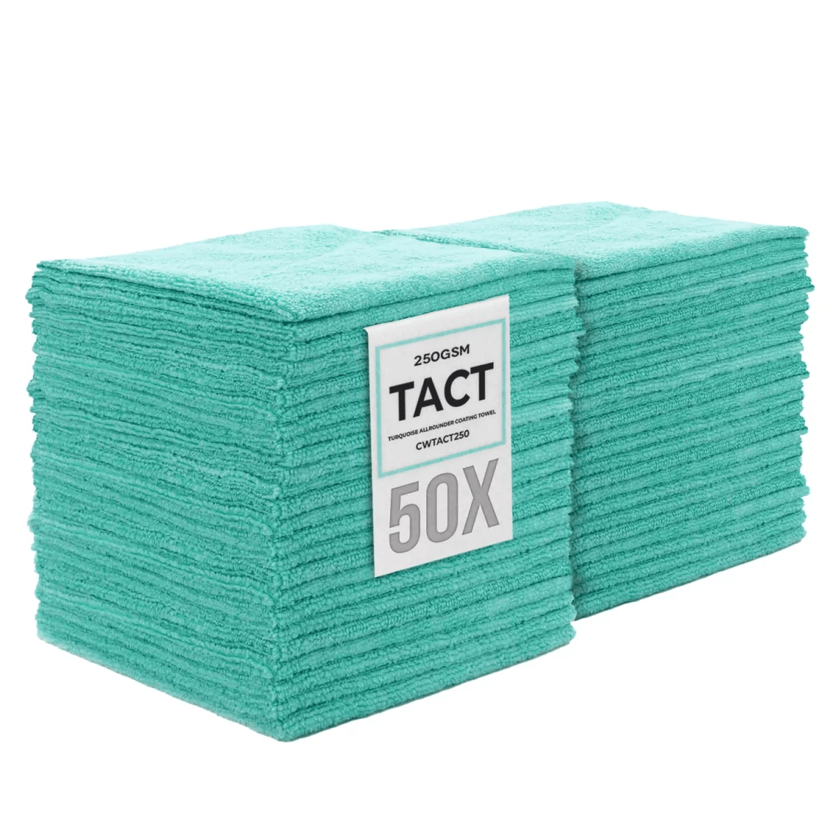chemicalworkz Allrounder Coating Towel 250GSM Türkis Versiegelungstuch 40×40cm 50Stk.