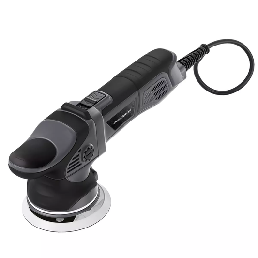 chemicalworkz DA9 Pro Exzenter-Poliermaschine mit 9 mm Hub, LED-Licht und 125 mm Stützteller