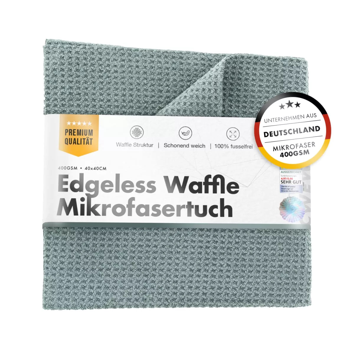 Mikrofaser Waffeltuch von chemicalworkz in 40x40 cm Format