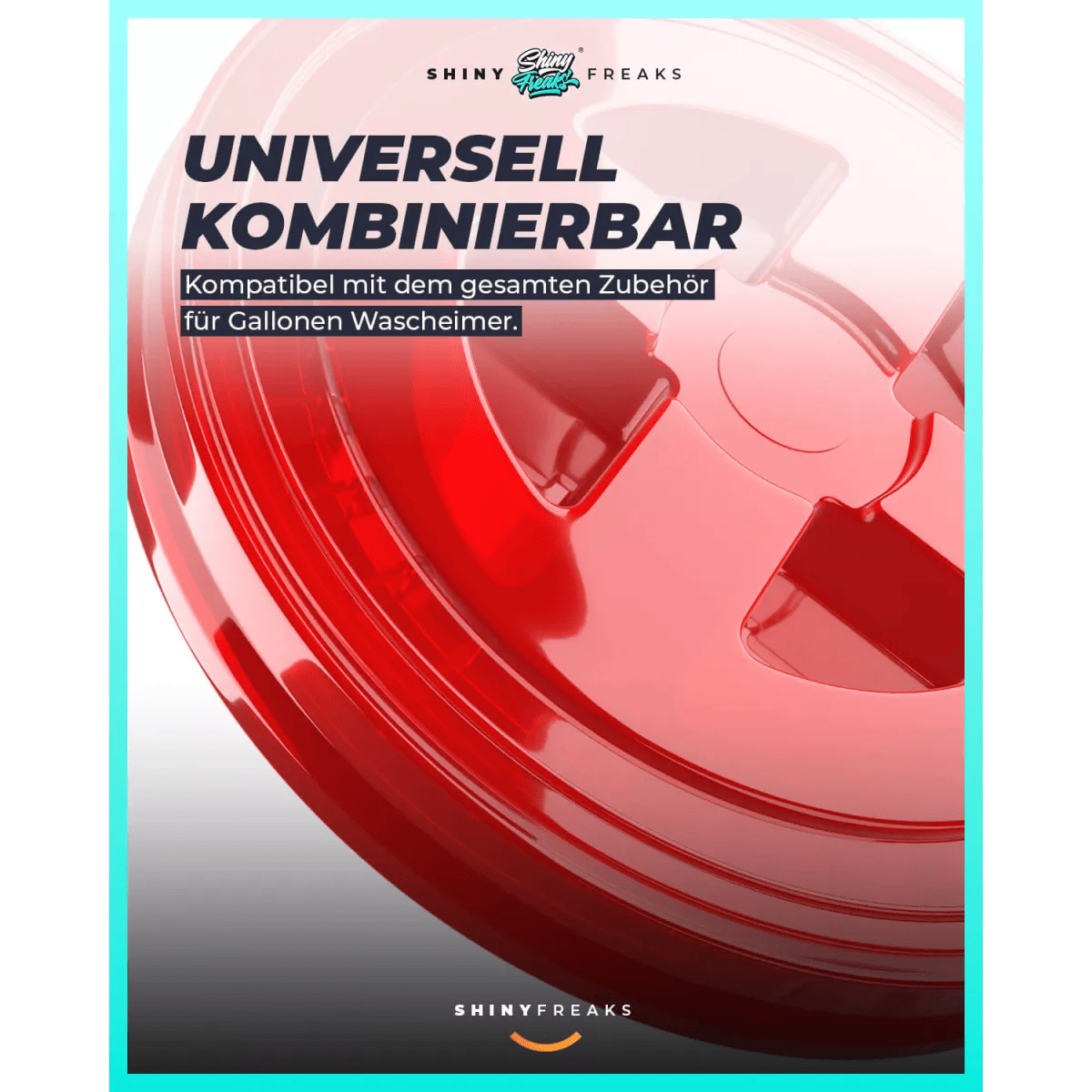 chemicalworkz Performance Buckets Wascheimer 5GAL Rot Transparent