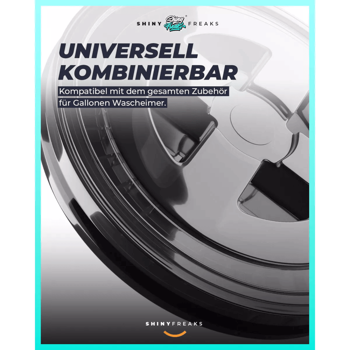 chemicalworkz Performance Buckets Wascheimer 3,5GAL Schwarz Transparent