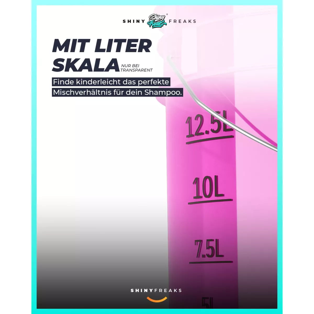 chemicalworkz Performance Buckets Wascheimer 5GAL Violett Transparent