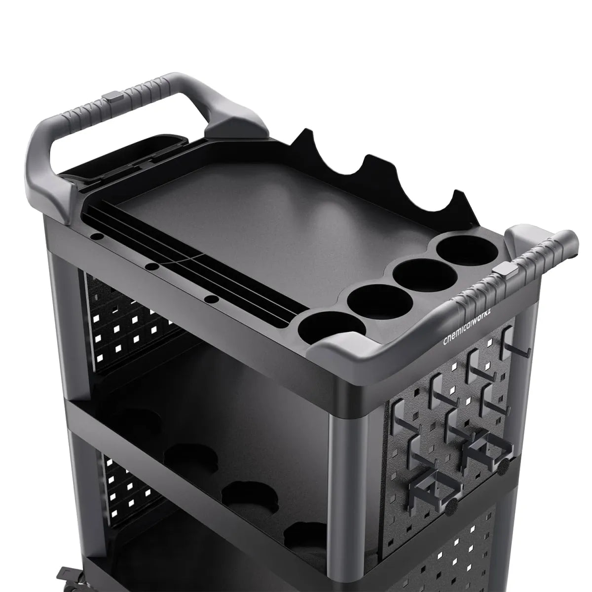 chemicalworkz Detailing Trolley mit drei Ablageflächen