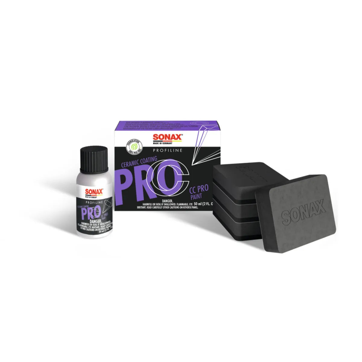 SONAX CeramicCoating CC Pro Flasche mit Zubehör
