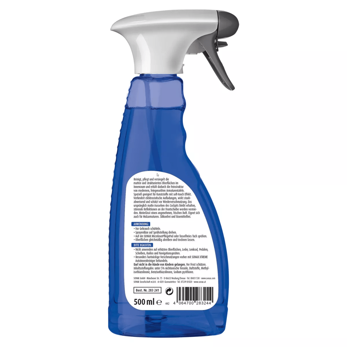 SONAX XTREME CockpitReiniger Matteffect Kunststoffreiniger 500ml