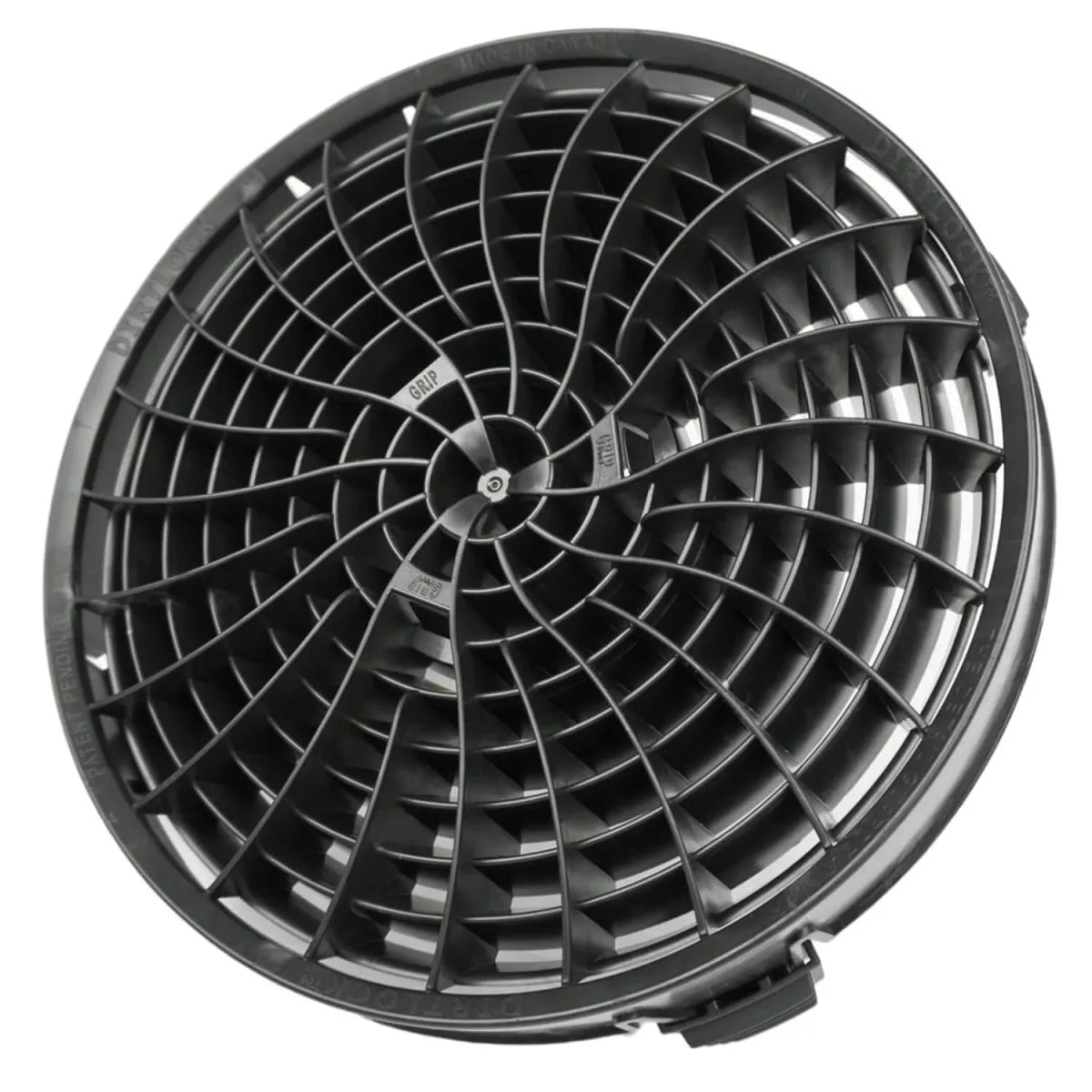 Dirt Lock Filtersystem eingesetzt in Wascheimer