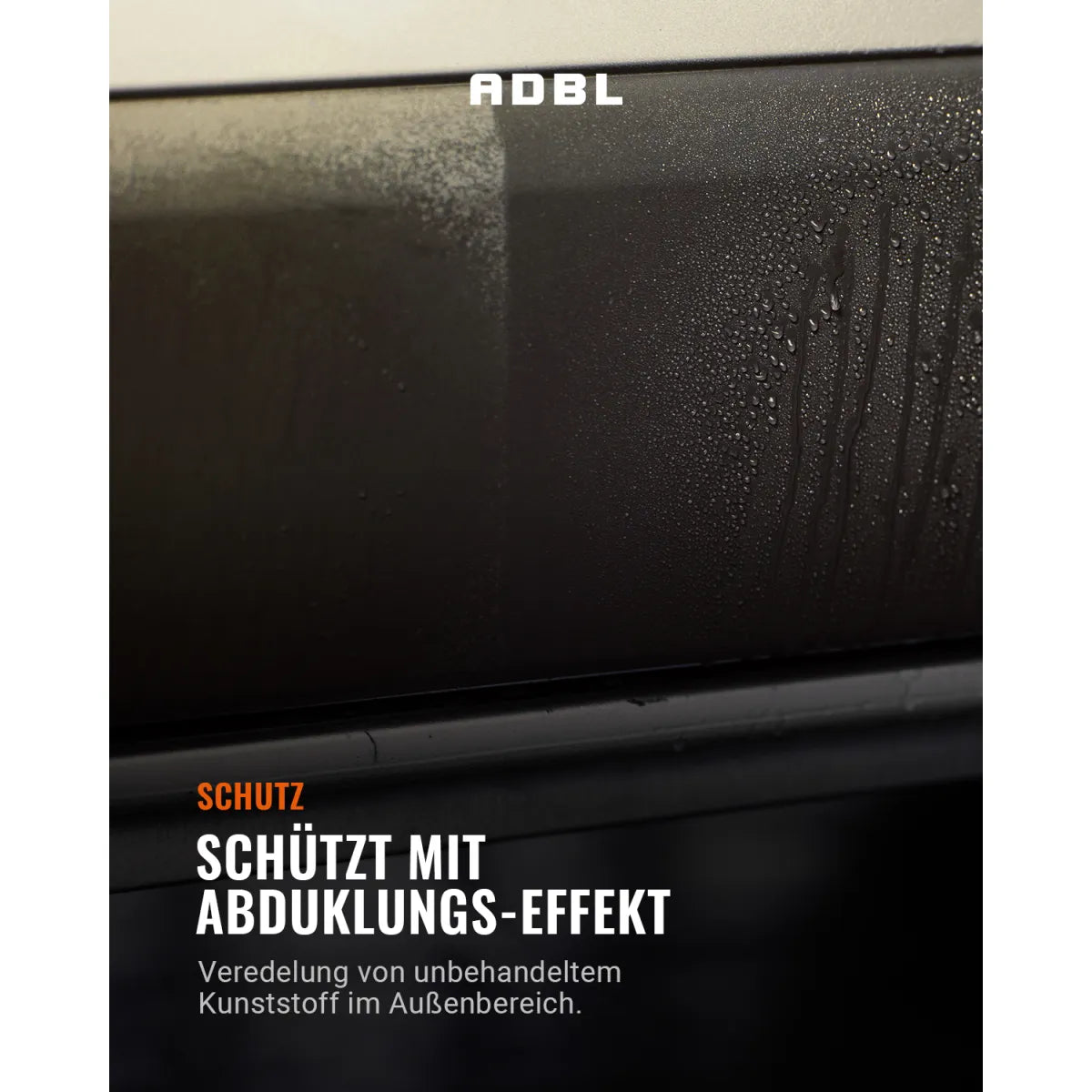 ADBL Blackouter Kunststoffdressing mit satiniertem Finish