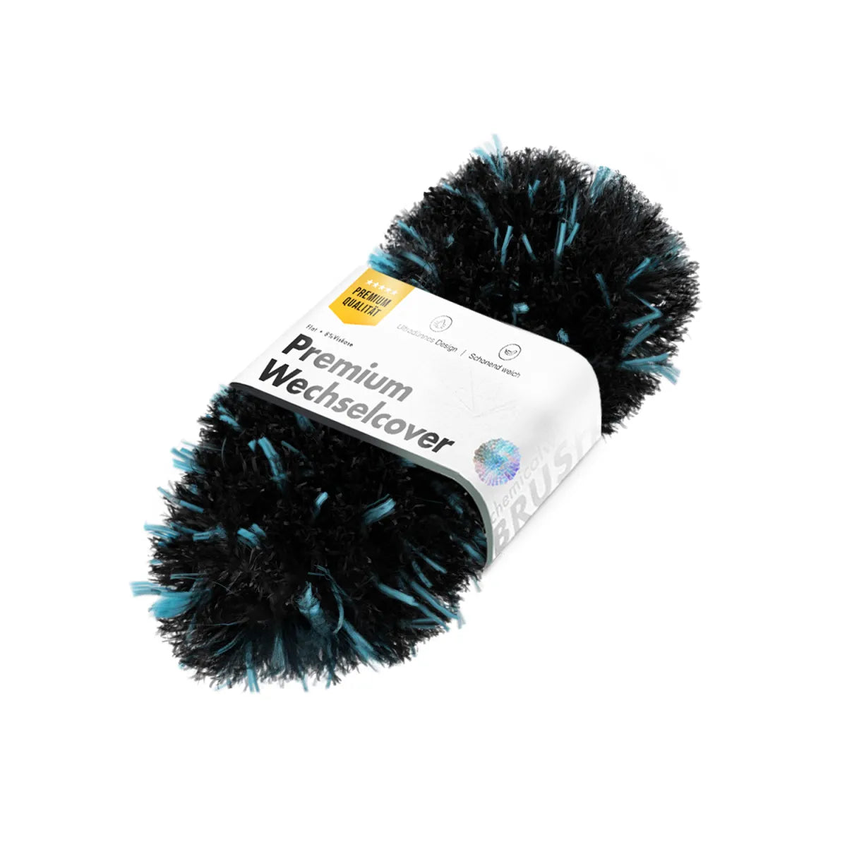 chemicalworkz Flat Wheel Brush Cover Dark Mikrofaser Wechselbezug