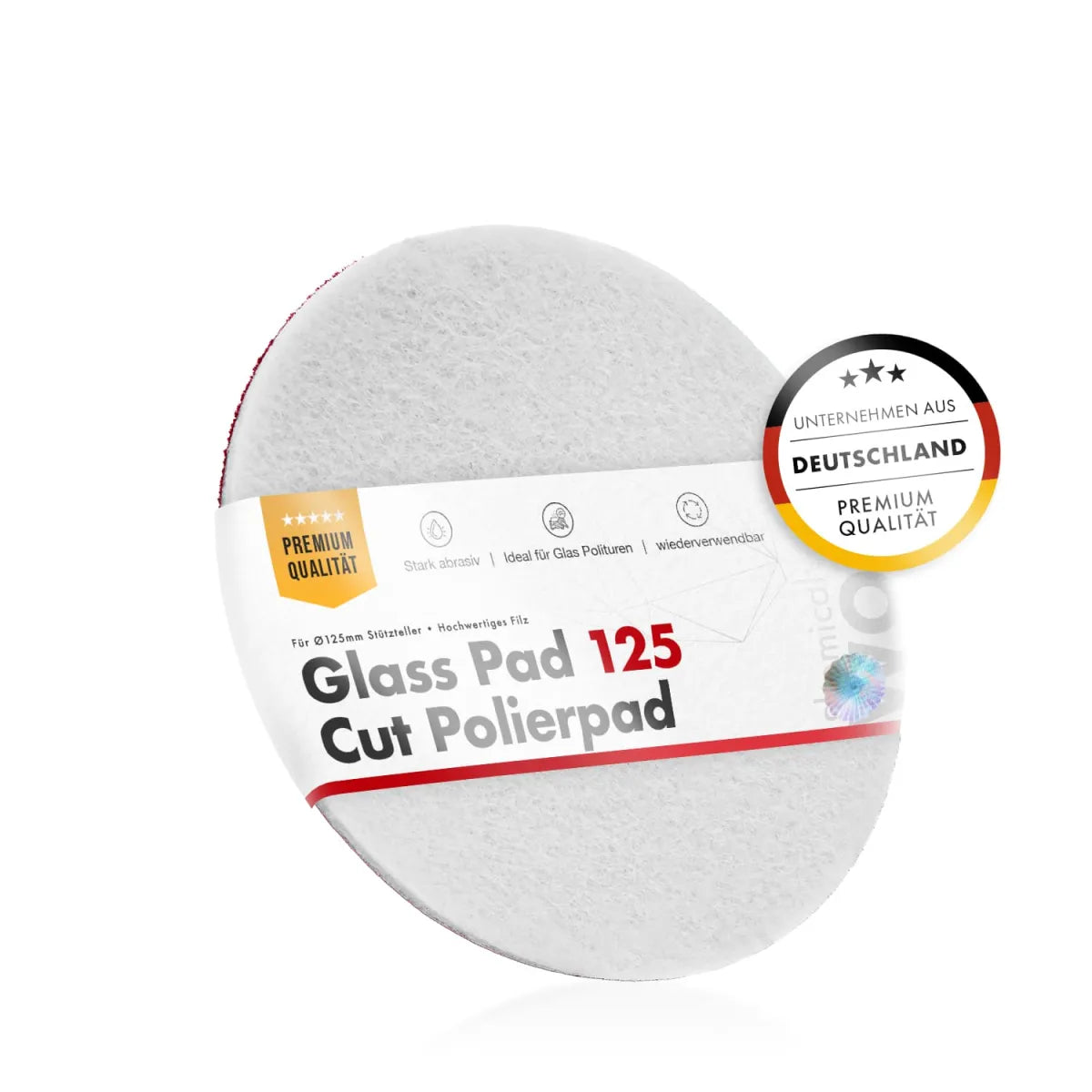 chemicalworkz Glass Felt Perfomance Pad 125mm