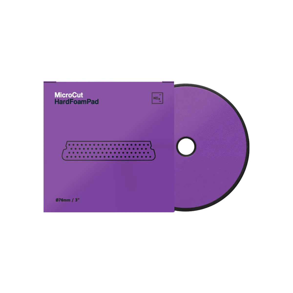 Koch Chemie Micro Cut Hard Foam Pad 76 mm lila Polierpad