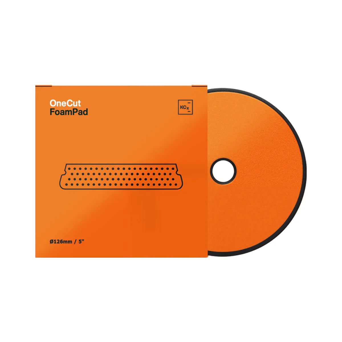 Koch Chemie One Cut Foam Pad 126 mm oranges Polierpad