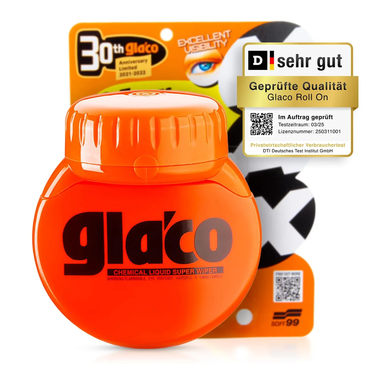 Glaco Roll On MAX 300ml Jubiläumsedition von Soft99